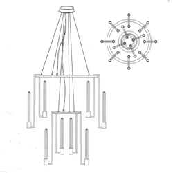 Подвесной светильник P98026L-12