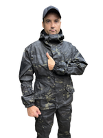 Костюм Горка 6М – Чёрный мультикам, летний (Беларусь)