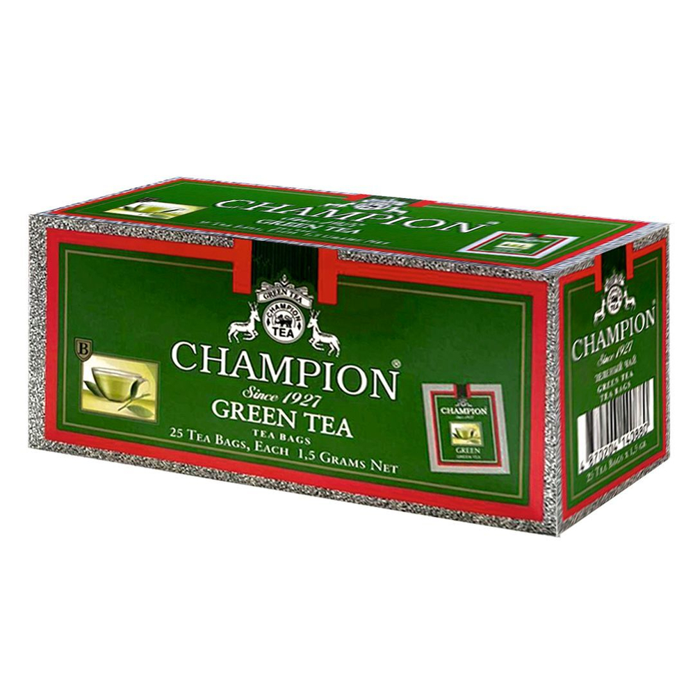 Чай Champion Green Tea 25 пакетиков