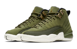 Jordan Air Jordan 12 Retro Chris Paul Class of 2003 high-top retro basketball shoes women's Olive Green