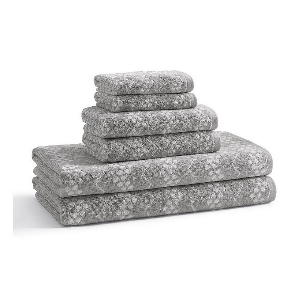 Полотенце 127x71 Kassatex Wavy Hippo Grey США-Китай