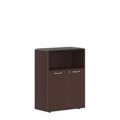 Шкаф средний с замком в малых дверях и обвязкой DMC 85.3(Z)  892х450х1185 DIONI