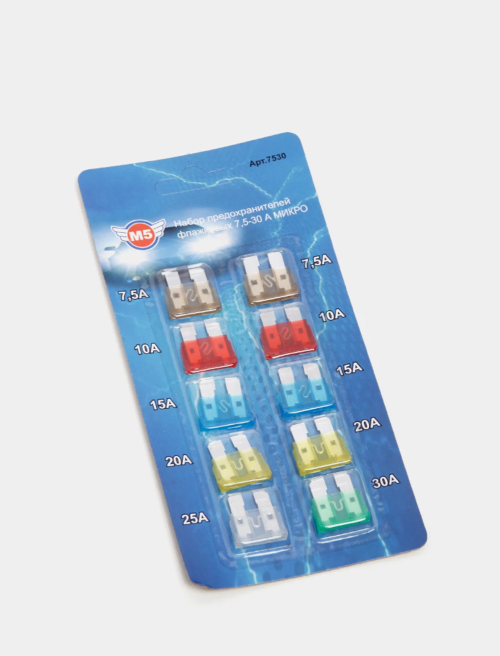 Набор автомобильных предохранителей MINI / STANDART 7,5-30 A