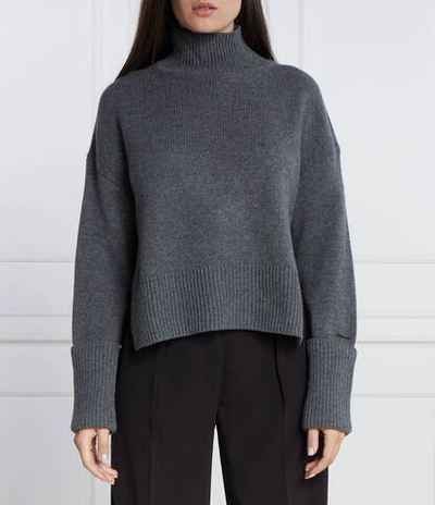 Хлопковый гольф Calvin Klein - графитовый(K20K206005)