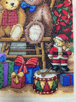 "Рождественские мишки"-08721 вышивка