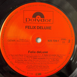 Винтажная виниловая пластинка LP Felix De Luxe (Germany 1984)