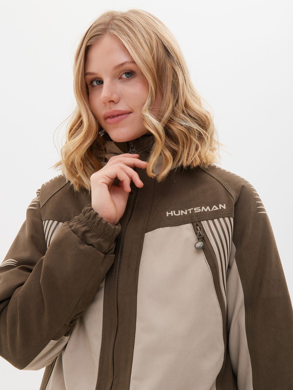 Костюм демисезонный женский Селенга ткань Исландия цвет Коричневый/Бежевый