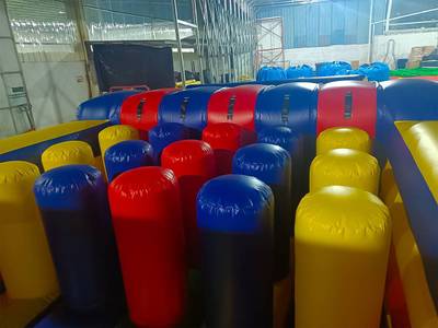 Надувная полоса препятствий «Веселые старты», без горки