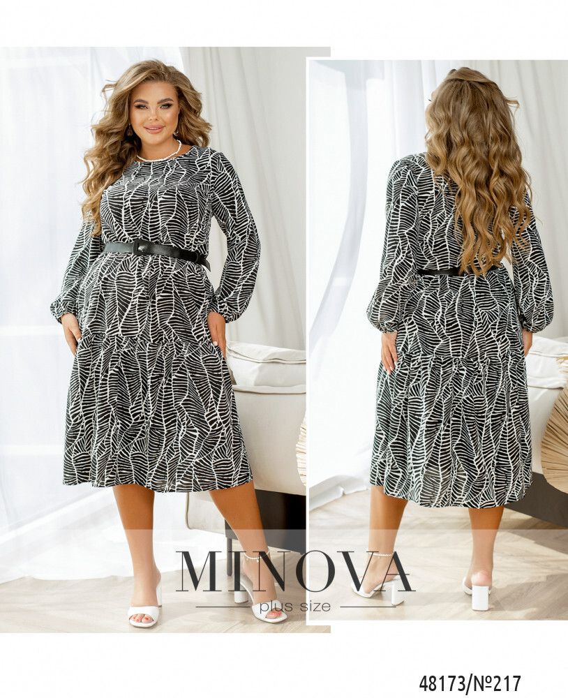Платье 217-Черный Minova