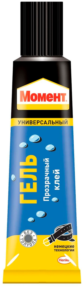 Клей универсальный ГЕЛЬ прозрачный 30мл ш/бокс &quot;Момент&quot;