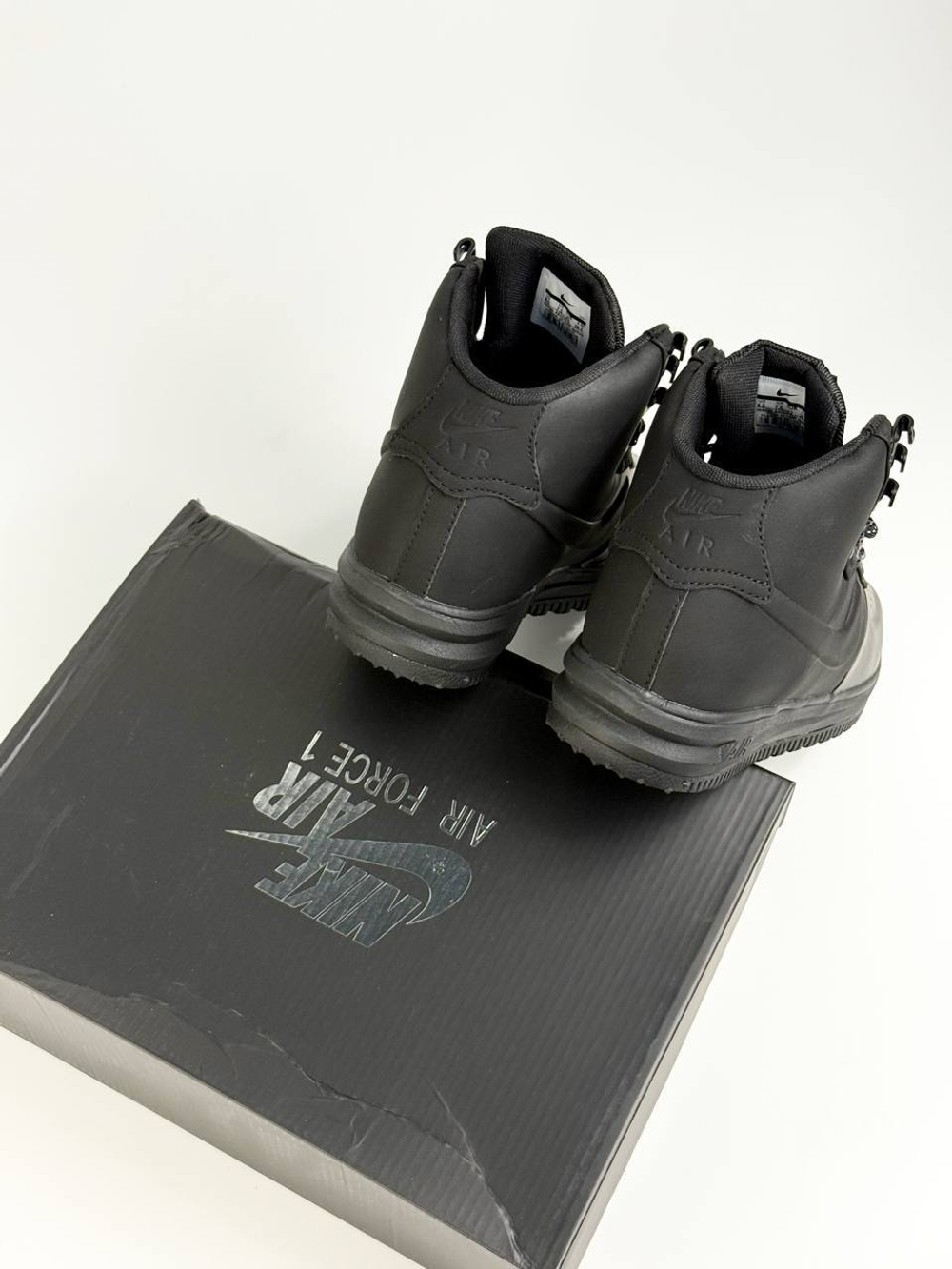 Кроссовки Nike LunarForce 1 на меху #B53 (черн.)