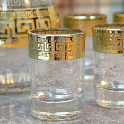 Набор 7 предметов (графин 500мл, 6 стопок) "Барокко"