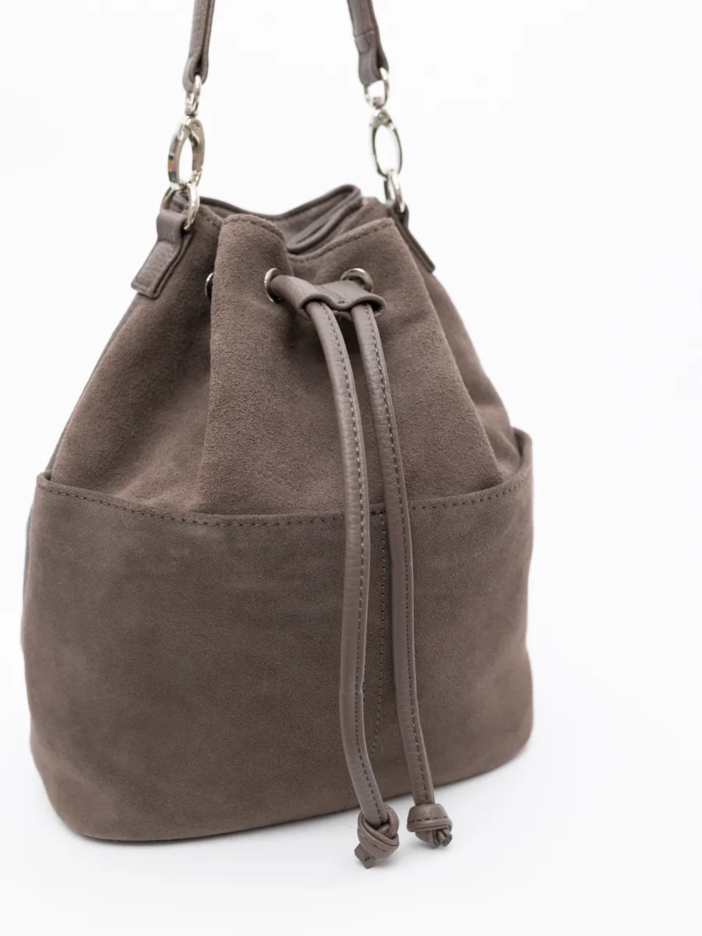 сумка через плечо маленькая натуральная замша