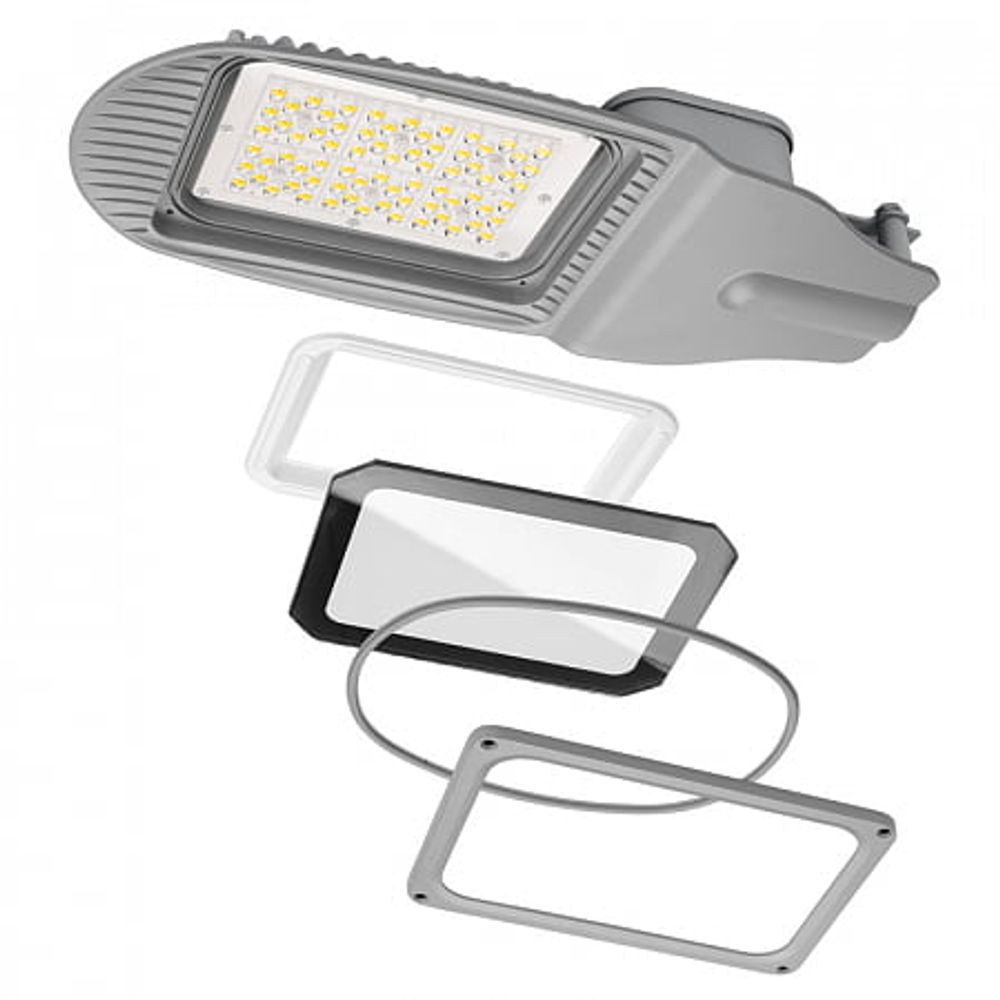 Уличный светильник WOLTA PRO ТРАССА ДКУ04-100-102-5К ШО140х60 100Вт 5000K IP65 Прозрачный 15000лм 538х264х68мм