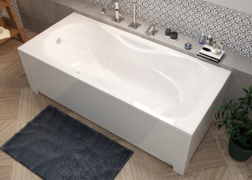 Ванна из литьевого мрамора Эстет Эллис 170х75 белая, ФР-00008586