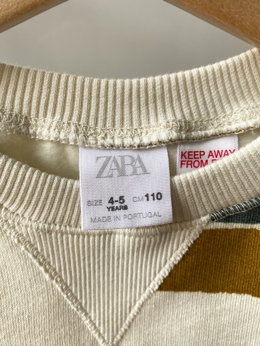 Новый хлопковый свитшот Zara, 110