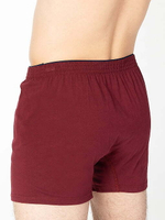 Трусы мужские боксеры бордовый