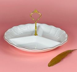 Lenardi 102-159 Менажница 28см АГАТА в под.уп.(х12)Фарфор