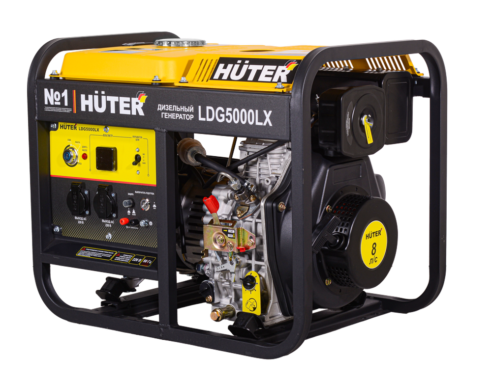 Электрогенератор дизельный Huter LDG 5000LX