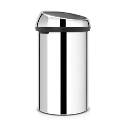 Brabantia Контейнер для отходов Touch Bin 60 л полированная сталь