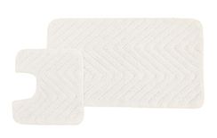 Vittorio (крем) Набор ков. для ванной комнаты 60х100 и 50х50см