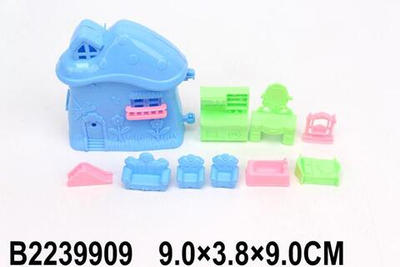 Дом для куклы с мебелью, пакет RT808