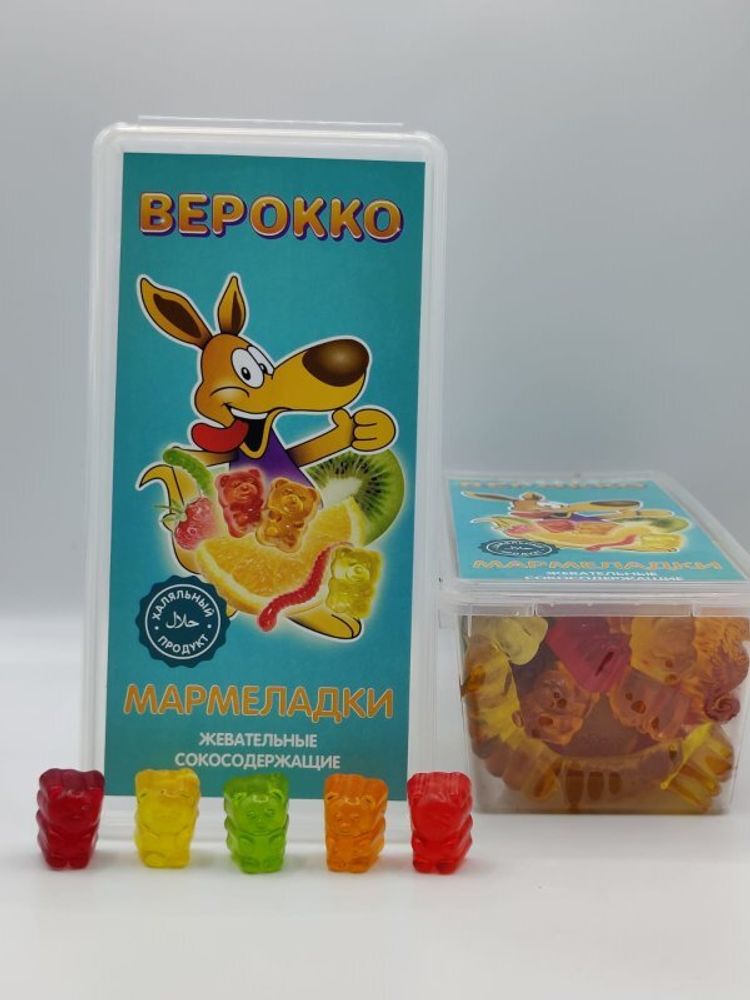 Жевательный мармелад Мишки фруктовые, 250г