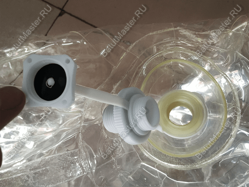 Клапан для водных аттракционов (роллеров, зорбов)