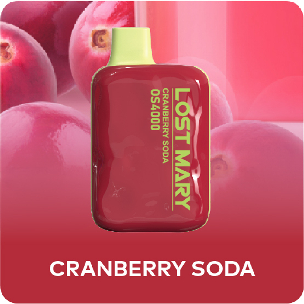 Lost Mary OS4000 - Cranberry Soda (5% nic)