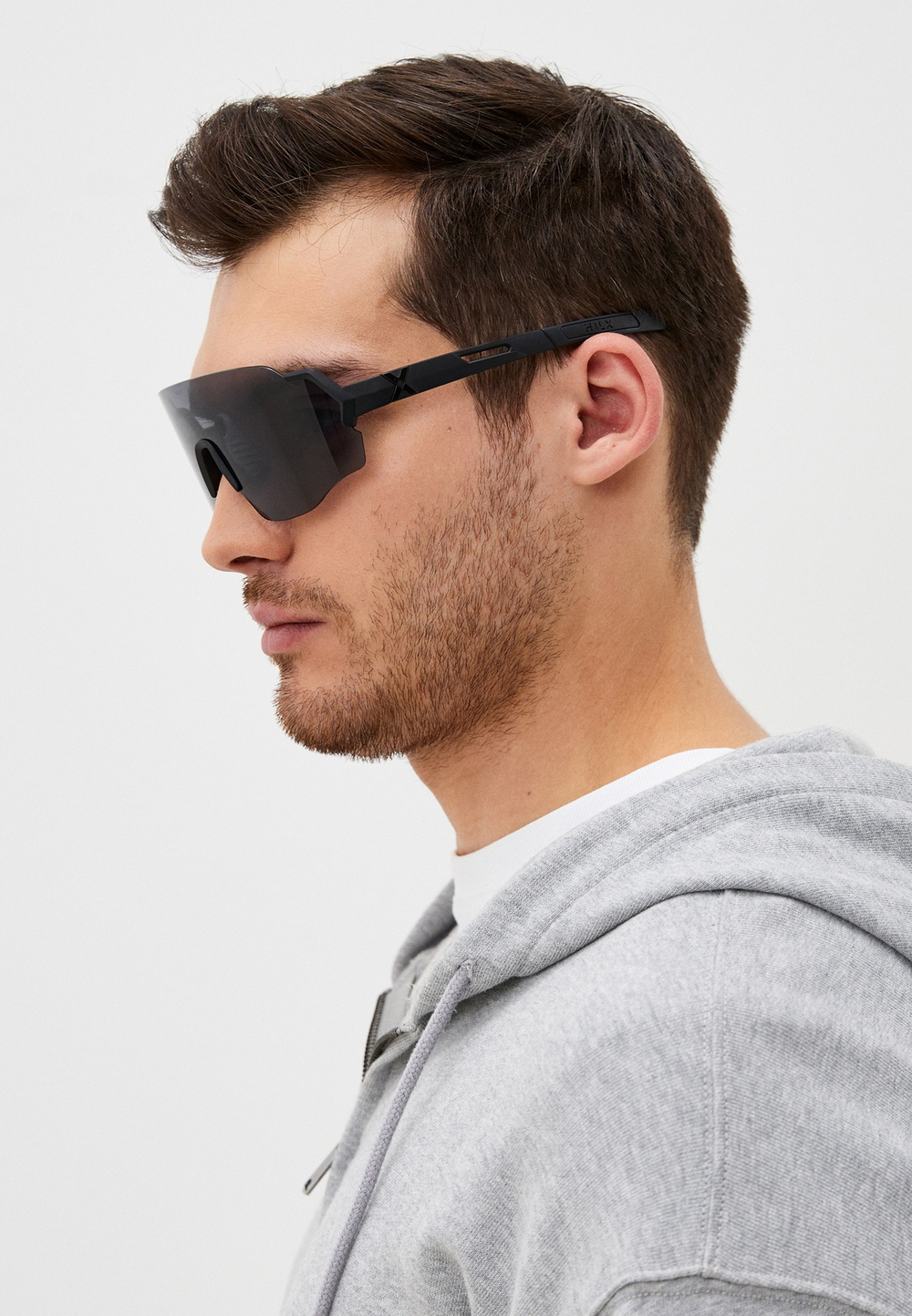 Спортивные очки с диоптриями HILX Savage (L) / Matt Black / Black Lens