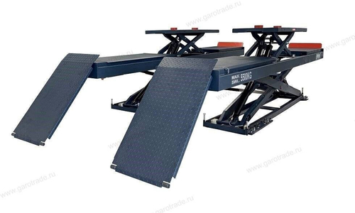 Ножничный низкопрофильный подъемник Velyen для сход-развала со вторым уровнем 4EE0546