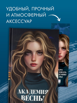 Прозрачная закладка "Брайт" по книге Ксюши Левиной "Академия Весны"