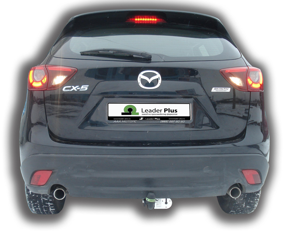 Фаркоп(прицепное) Лидер-Плюс для MAZDA CX-5 (KE) 2011-...(паспорт и сертификат в комплекте)(без электрики)M308-A