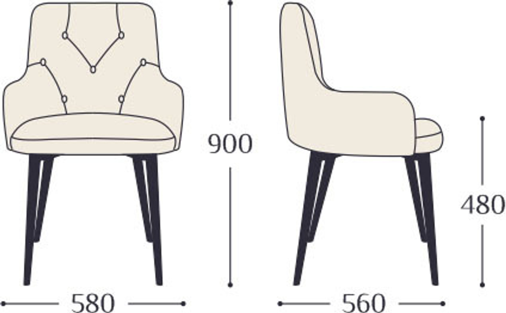 Стул Мишель