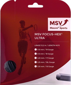 Теннисные струны MSV Focus Hex Ultra (200 m) - черный