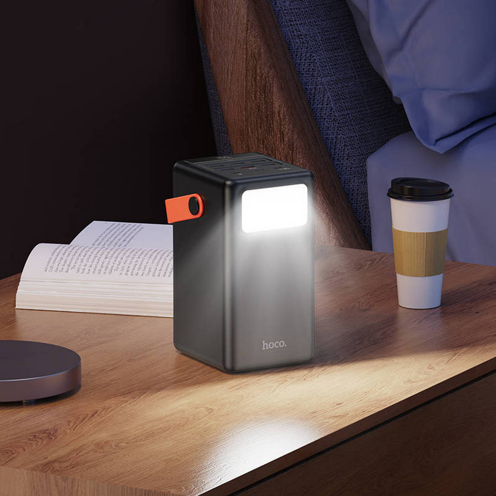 Повербанк (PowerBank) 100000mAh с индикацией заряда Hoco J142