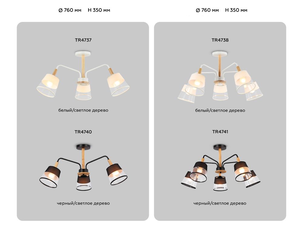 Ambrella Подвесной светильник со сменной лампой Modern Losk TR4738