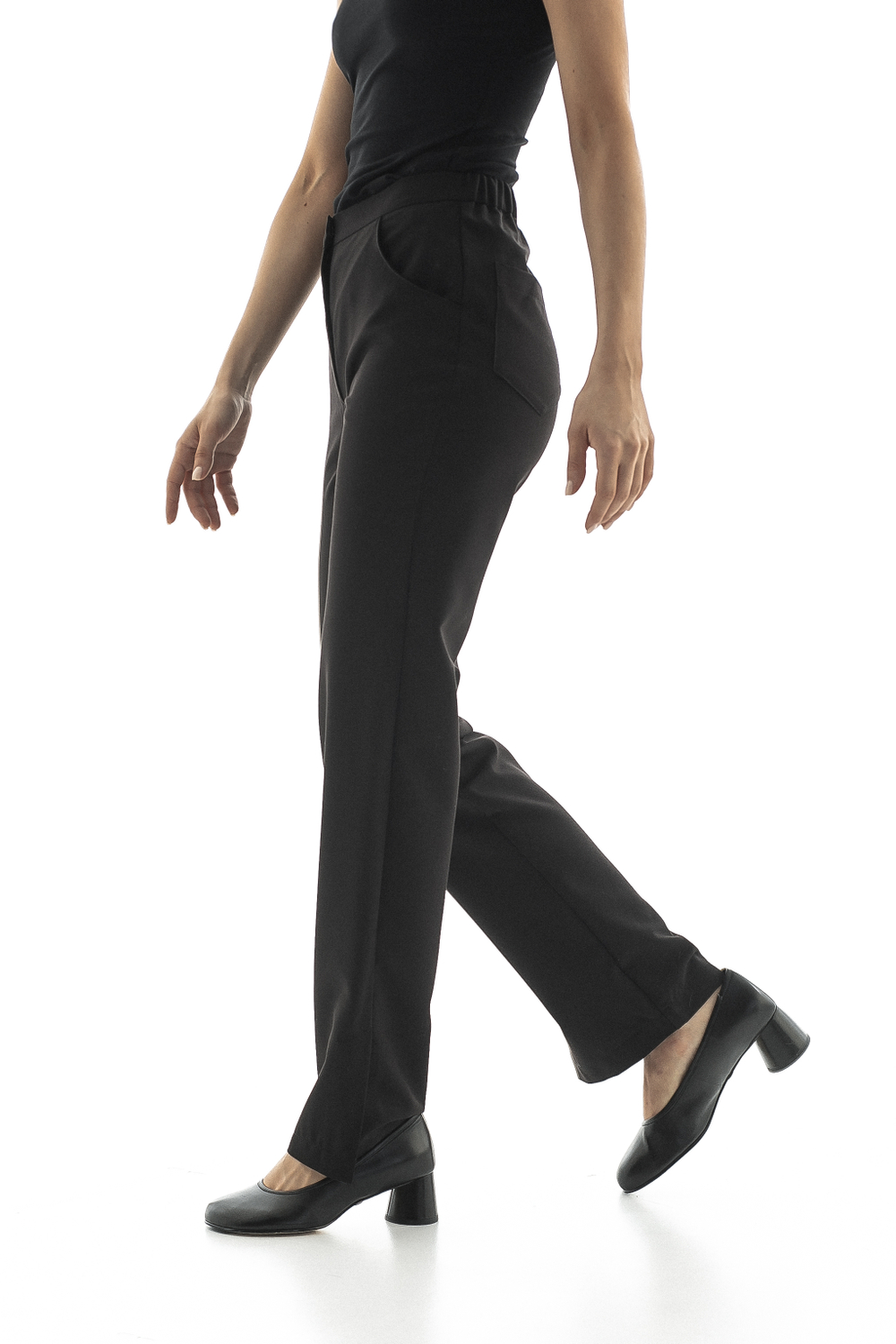 Костюм блуза BAZA и брюки с разрезами