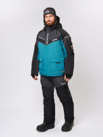 Костюм зимний Alaskan Dakota Stream XL зеленый/серый/черный (куртка+ полукомбинезон)