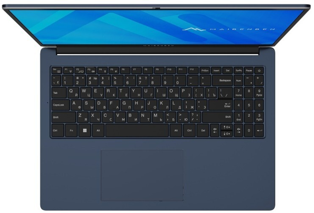 Ноутбук  Maibenben M657 16 ", Ryzen 7, 16 Гб RAM, 1 Тб SSD, Radeon Vega, Синий