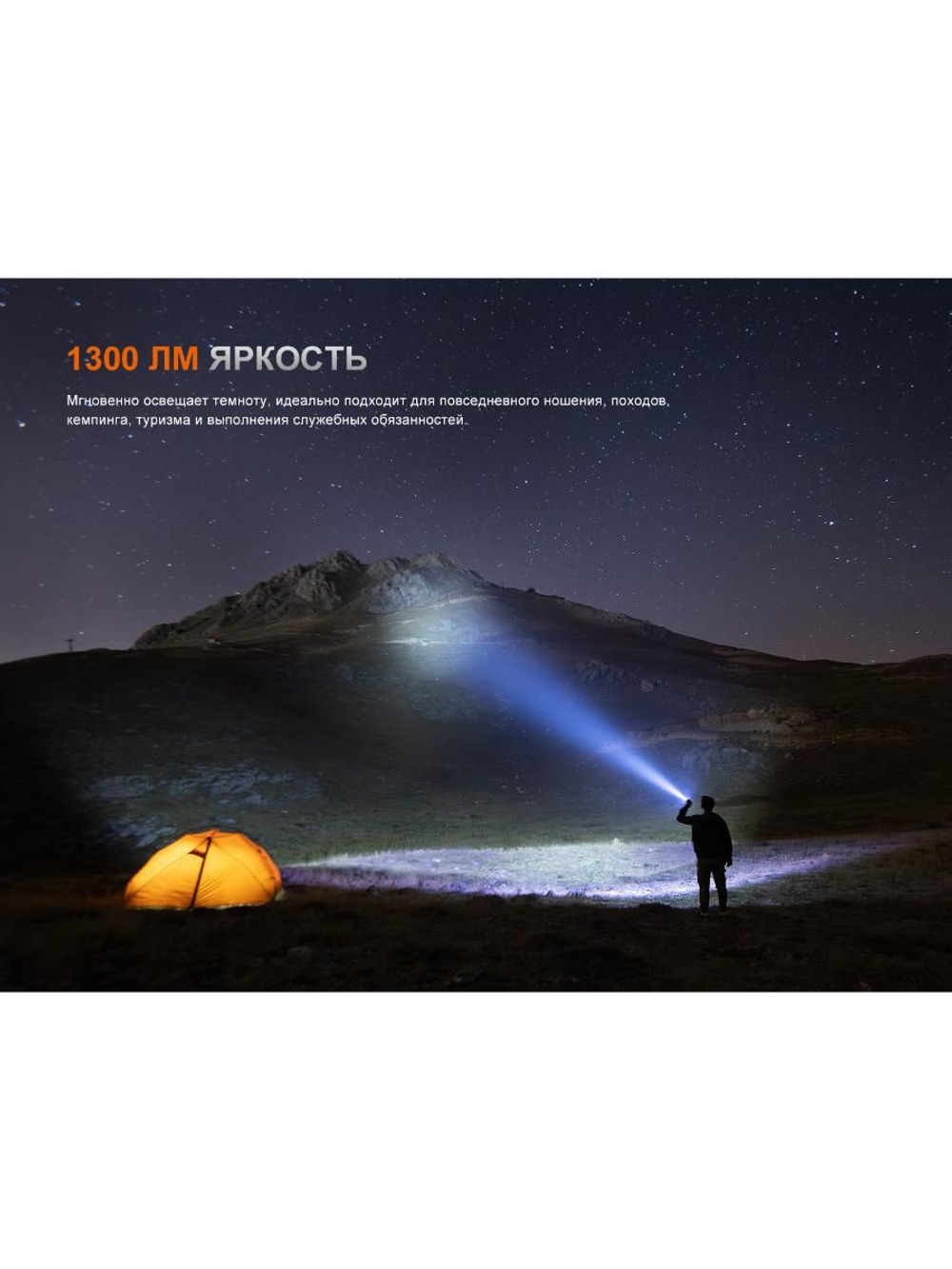 Фонарь Fenix тактический PD26R ACE 1300 люмен