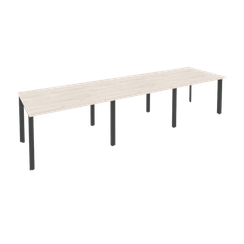 Onix Стол переговорный O.MP-PRG-3.2 Денвер Светлый/Металл Антрацит 3540*980*750