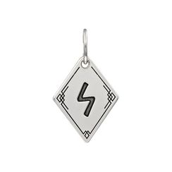 Подвеска Руна Соулу - кулон из серебра 925