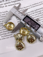 Пуговицы золотистые Скиапар. "Рыба-фугу"