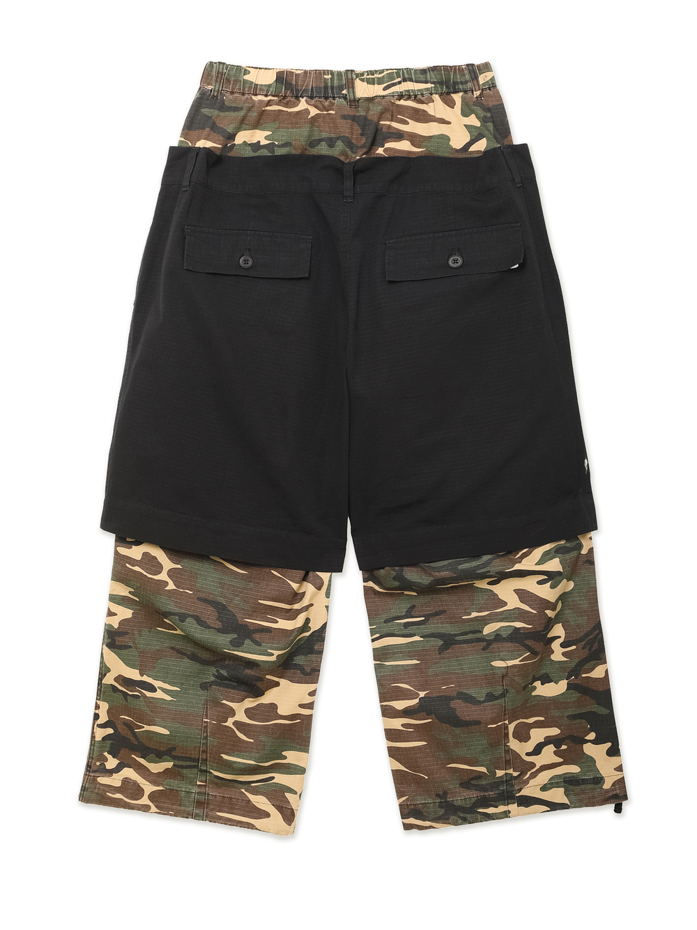 Брюки (Wide Fit) Double Waist Layered Pants