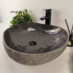 Раковина из речного камня RS-64860 52*46*15 0862