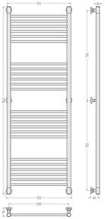 Сунержа Богема+ прямая 1500х500