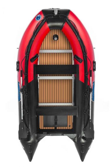 Лодка ПВХ STORMLINE Flexiteek 340 (черно-зеленая/красно-черная)