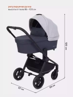 Коляска детская RANT basic "ENERGY" (2в1) RA091 Grey
