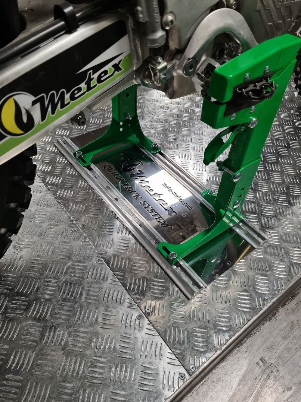Мотокрепления Quick Lock V3 green взрослый